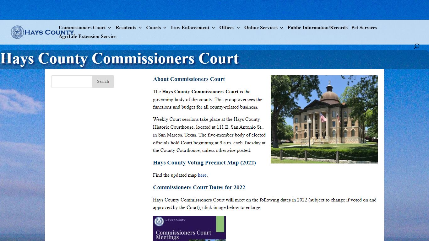 Hays County Commissioners Court | Hays County